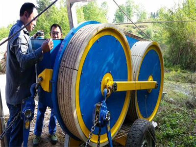 330KV Transmission line Stringing Equipment and accessories exported